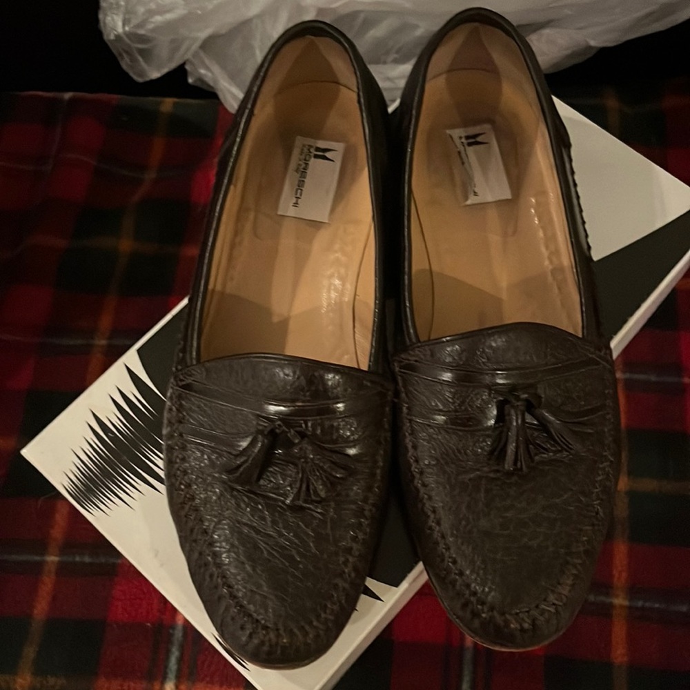 Italian moreshi loafers sz 11